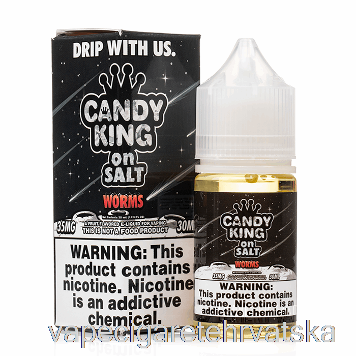 Vape Cigarete Worms - Candy King Na Soli - 30ml 35mg